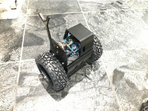 b-robot stealth remix off-road robotics self balancing robot 3d print model - Mito3D