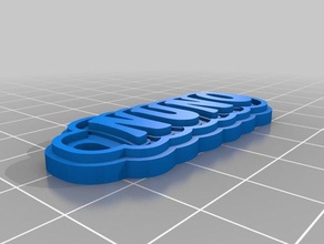 llavero nuno Anahtarlık özelleştirilmiş 3d print model - Mito3D