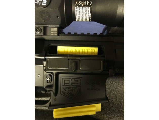 ar10 magwell cámara de banderas - varias variantes La impresión en 3d 3D print model - Mito3D