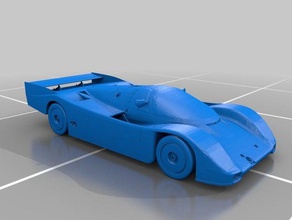 porsche 956 vehículos coche deportivo 3d print model - Mito3D