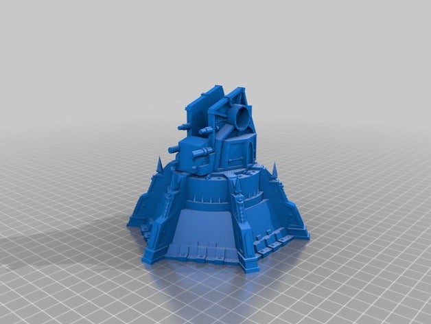 la vengeance de tourelle jeux warhammer 40000 terrain wh40k 3D print model - Mito3D