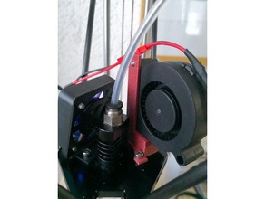 anet a4 adaptateur fan 5015 turbine 3d printing 3d print model - Mito3D