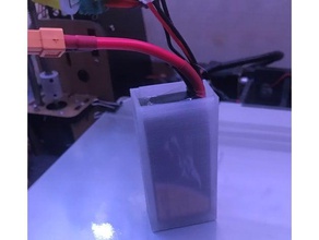 drone battery case r c vehicles lipo holder 3d print model - Mito3D