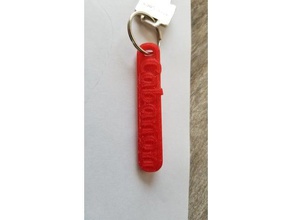 cabanon porte-cl keychains customized 3d print model - Mito3D