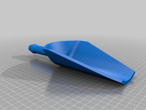 sal scoop herramientas de los hogares cuchara 3d print model - Mito3D