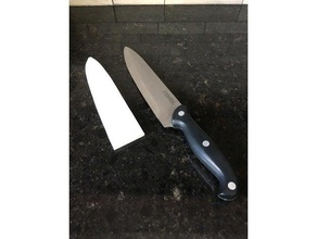 coltello da chef guaina cucina & sala pranzo 3d print model - Mito3D
