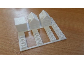 basit düzeyde ayrıntı citygml örnek lod binalar ve yapılar 3d print model - Mito3D