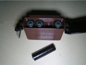 batterie-g rtelbox porte-outils & boîtes pile aa titulaire batterie de la ceinture boîte g rtel 3d print model - Mito3D