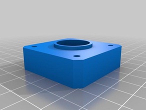 my customized configurable spacer plate nema stepper motors 3d printer parts 3d print model - Mito3D
