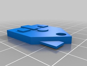 simple house keychain keychains nice 3d print model - Mito3D