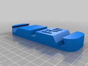 support pour smartphone flo téléphone mobile personnalisé 3d print model - Mito3D