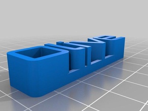 zeytin özel 3d adı tabağımı heykeller özelleştirilmiş 3d print model - Mito3D