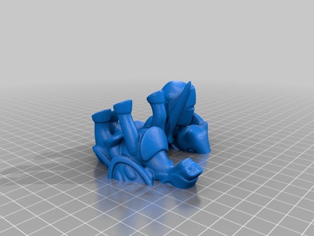caballero cortado Modelle 3D print model - Mito3D