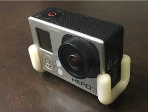 gopro hero3 Stativ montieren Kamera mount 3d print model - Mito3D