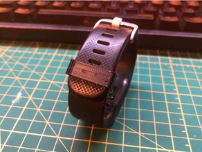 fitbit charge hr band retainer fashion watch strap 3d print model - Mito3D