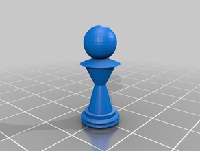 molto piccola pedina di scacchi La stampa 3d 3d print model - Mito3D