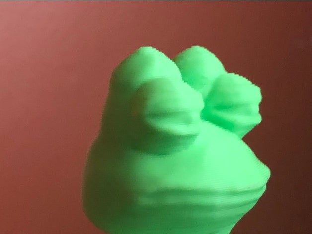 pepe frog art 3D print model - Mito3D