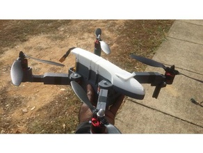 La impresión 3d de walkera vito mavic pro plegable quadcopter mezcla r c vehículos drone gps vitus 3d print model - Mito3D