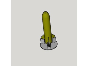 micro modelo de foguete A impressão 3d 3d print model - Mito3D