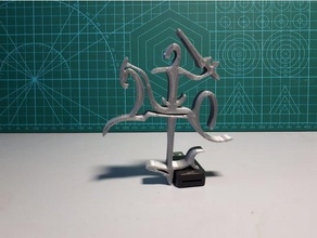 vytis signs & logos horse knight lietuva lithuania 3d print model - Mito3D