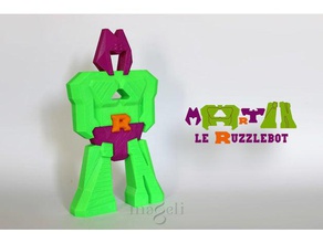 ruzzlebot martin Rätsel 3d print model - Mito3D