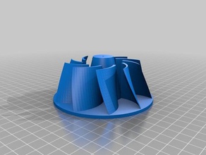 il mio personalizzato ventilatore centrifugo generatore caso di 2mm strumenti su misura 3d print model - Mito3D