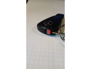 mercedes-chave botão deslizante a indústria automotiva o chave mercedes controle 3d print model - Mito3D