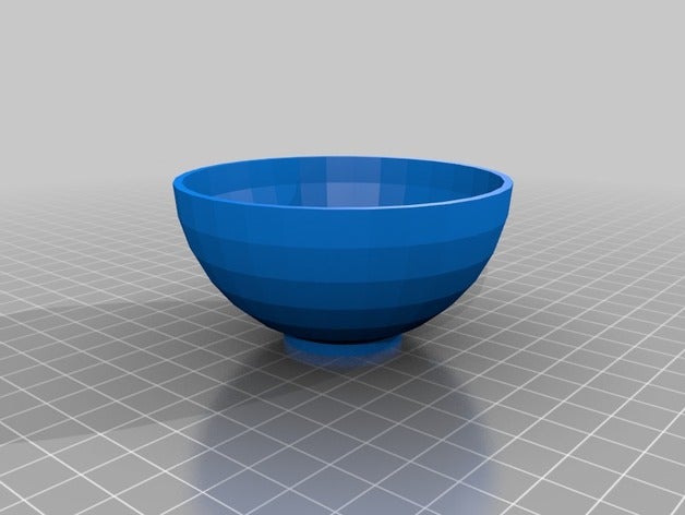 ballshaped-tigela recipientes 3D print model - Mito3D