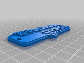 gprhs11 llaveros personalizado 3d print model - Mito3D