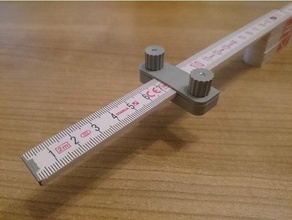 stop folding rule anschlag fuer zollstock hand tools ruler 3d print model - Mito3D