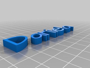 daniela personalizado 3d print model - Mito3D