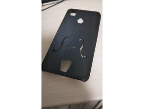 aquos senso lite sh-m05 caso - violoncello telefono cellulare 3d print model - Mito3D