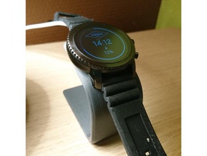 fósiles q explorist de pie la oficina android wear fósil reloj 3d print model - Mito3D
