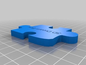 puzzle individuelle Namen Dekor anpassbare kundengebundene customizer Dekoration Wand 3d print model - Mito3D