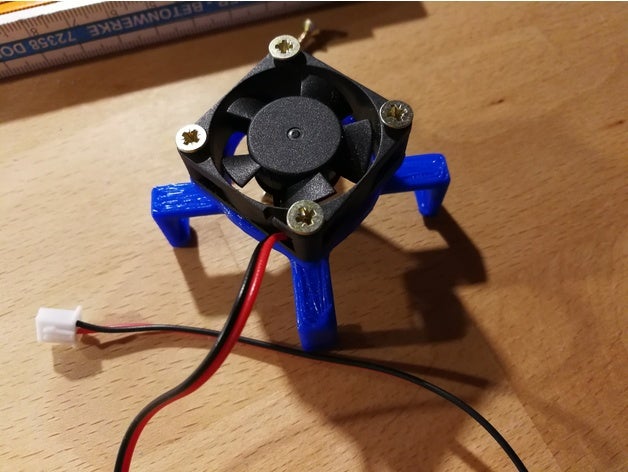 montagem de ventilador 42 mm passo 31mm fã clipe facilmente Impressora 3d acessórios 3D print model - Mito3D