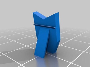simple holder mobile phone accessory basic card gadget model skulptur tool 3d print model - Mito3D