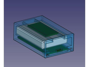 esp32 + rcwl-0516 bateria do compartimento eletrônica sensor 3d print model - Mito3D
