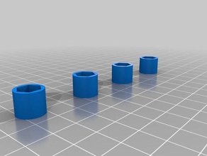 spacer - parametric hobby bushing insert spacers 3d print model - Mito3D