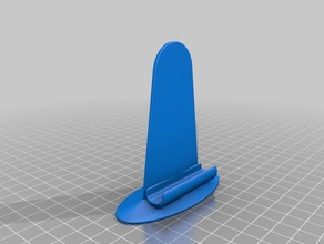 phone tablet stand parametric mobile openscad smartphone holder 3d print model - Mito3D