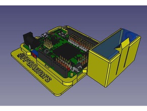icezum alhambra support 9 volts battery holder parts volt created freecad alambra made 3d print model - Mito3D