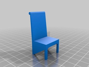 sandalye playmobil 3d baskı oyuncak 3d print model - Mito3D
