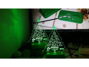 - led lamba dekor 3d print model - Mito3D