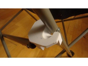 cadeira de acampamento superior frontal do conector peças substituição 3d print model - Mito3D