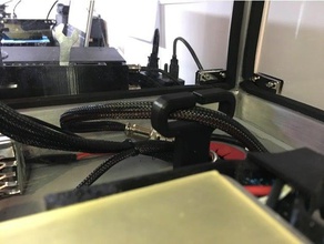 di calore a letto la guida del cavo cr-10 Stampante 3d accessori gestione dei cavi 3d print model - Mito3D