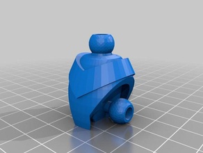 überarbeitet Becken Modell Bau-Spielzeug metroid modio nintendo samus 3d print model - Mito3D