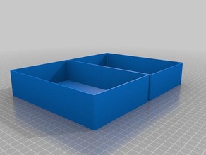 quad box tool holders & boxes customized 3d print model - Mito3D