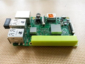 raspberry pi cabeçalho cap eletrônica 3d print model - Mito3D