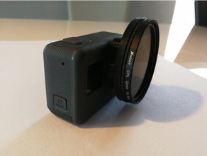 52mm filter mount gopro6 camera 3d print model - Mito3D