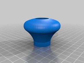 volante giratório botão 29x36 mm roda a indústria automotiva necker 3d print model - Mito3D