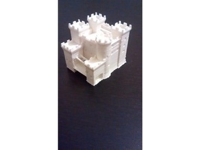la edad de los imperios 2 teutona castillo juegos video edificio 3d print model - Mito3D